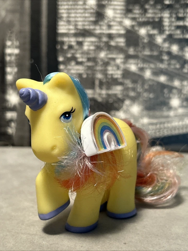 My Little Pony Bootleg MLP 1984 Baby Happy Unicorn 🌈 Rainbow Pets Foto 2 de 4