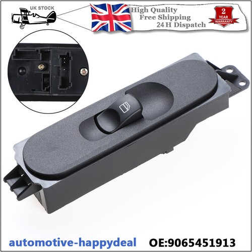 Window Electric Control Switch Passenger Side For Mercedes Sprinter W906 UK - 第 1/7 張圖片