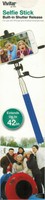 Vivitar Blue Selfie Stick Extends Up To 42 Inches Shutter Release Apple Android Vivitar Blue Selfie Stick Extends Up To 42 Inches Shutter Release Apple Android
