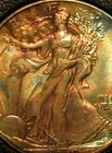 1943 WALKING LIBERTY HALF DOLLAR TONED & UNCIRCULATED  ***** ( GREAT GIFT )*****