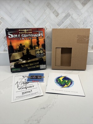 RARE Command & Conquer: Sole Survivor Westwood Studios PC 1997 Big Box ONLY