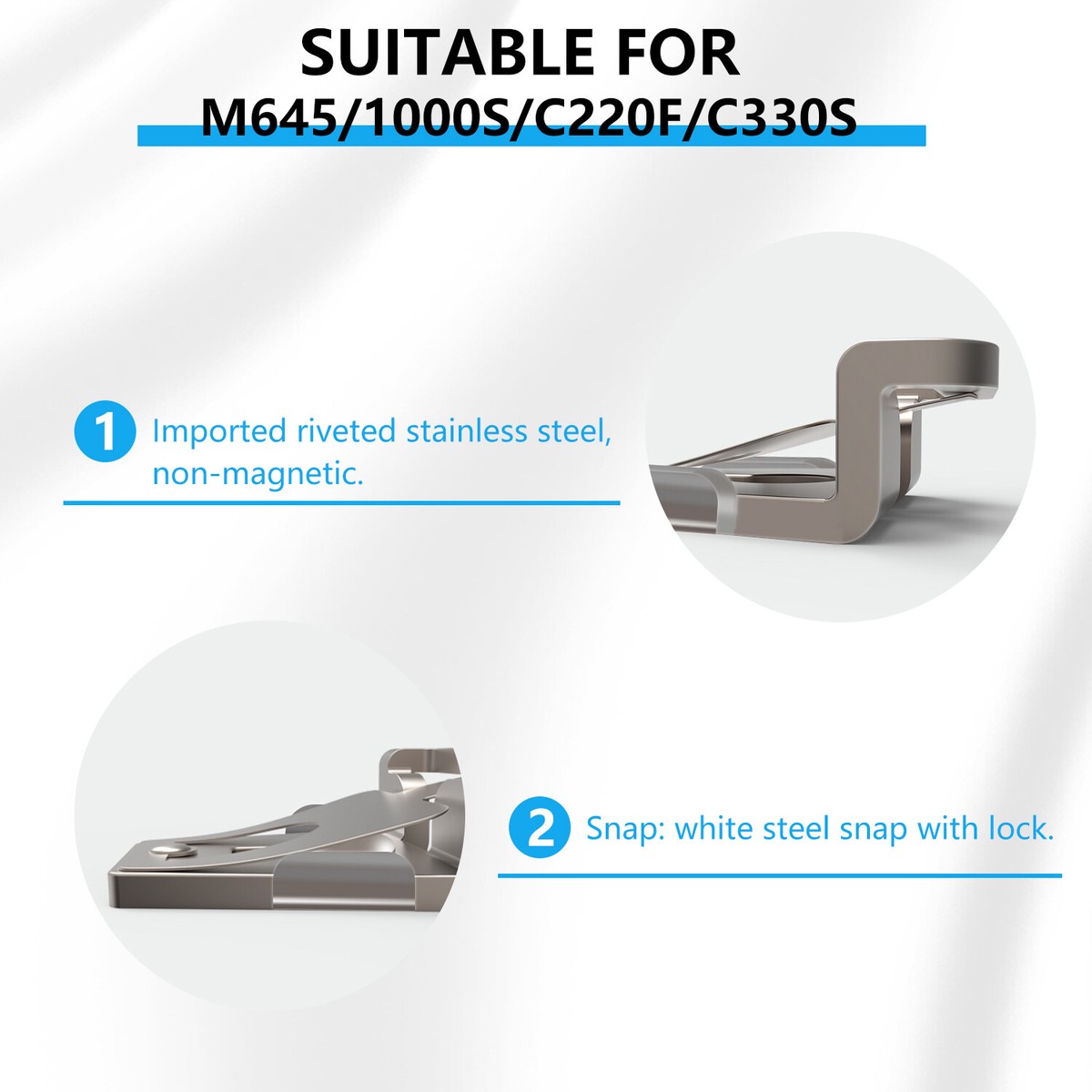 Clip adattatori per tracolla con cavo per fotocamera da una coppia per