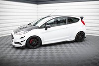 Maxton Design Seitenschweller Ansatz (Paar) V.4 + Flaps Passend FüR Ford Fiesta