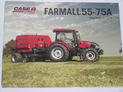 CASE IH FARMALL 55-75A Traktoren Prospekt von 11/2017 ( CASE 127 )