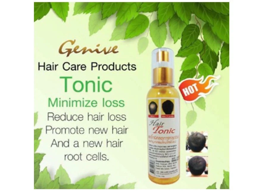 Genive Hair Tonic Spray Loção Anti-Redução Queda Tratamento 120ml. - Imagem 2 de 4