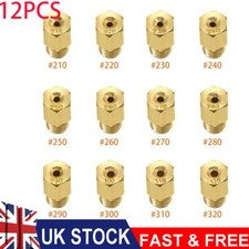 12Pcs Carburetor Main Jet Kit For Mikuni VM TM Carb #210 #320 Jets Motorcycle UK