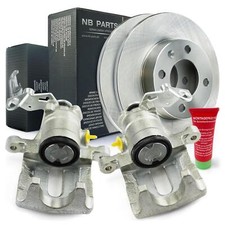 Bremssättel + Bremsscheiben hinten für Seat Cordoba Ibiza II VW Polo 6N1