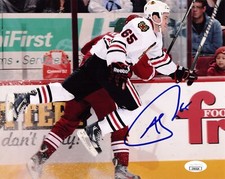 Andrew Shaw signed Chicago Blackhawks 8x10 photo autographed Hawks #2 JSA COA