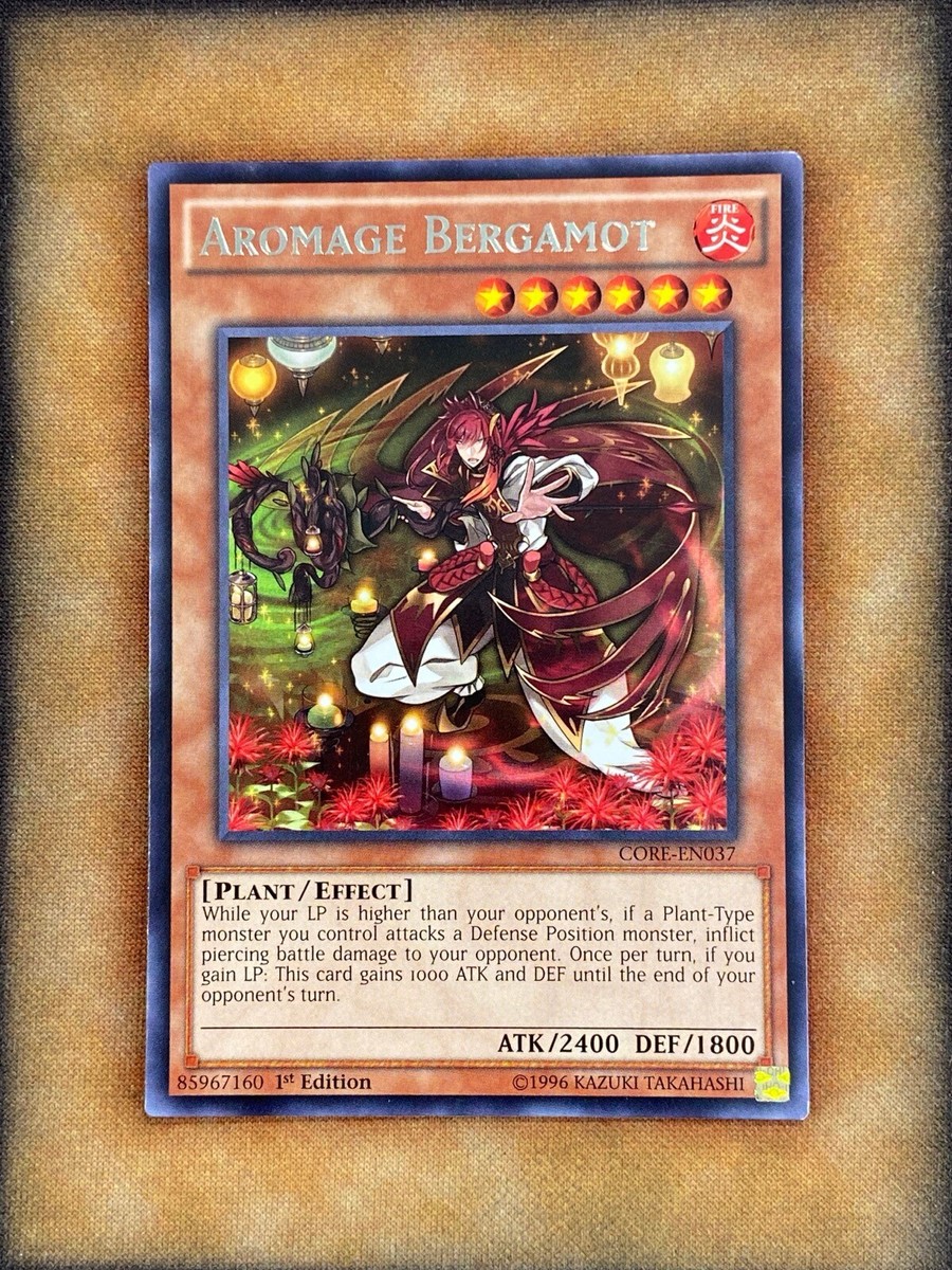 Yugioh Aromage Bergamot CORE-EN037 Rare 1st Ed NM