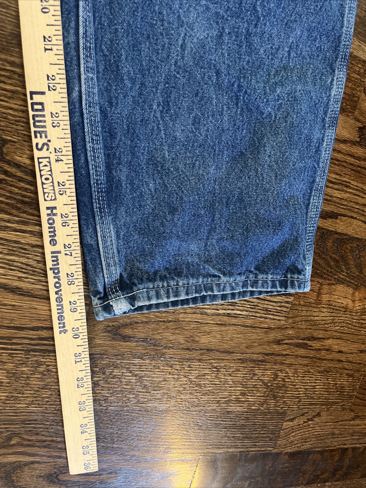 Carhartt Men’s 35 X 29.5 Dungaree Fit  Blue Jeans - View 7