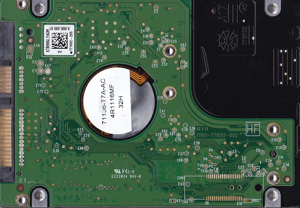 WD10TPVT-00U4RT1 WD dcm: HHMTJHN s/n: WX31A1 FEB / 2014 Thailand 1TB SATA 2.5" - Image 3 of 3