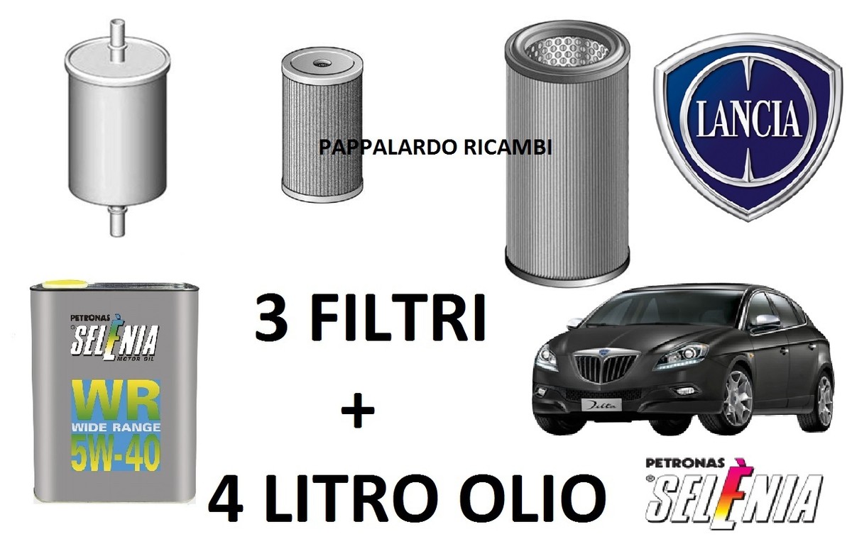 KIT TAGLIANDO FILTRI UFI 4LT SELENIA 5W40 FIAT GRANDE PUNTO 1.3 MULTIJET 75CV - Foto 7
