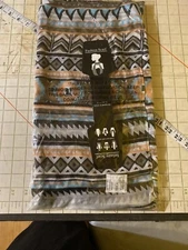 NEW In Package Infinity Scarf Designed Block Black PCW-3726