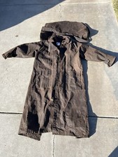 Vintage Saddle Brook Western Size XL Duster Riding Coat , American Made Duster