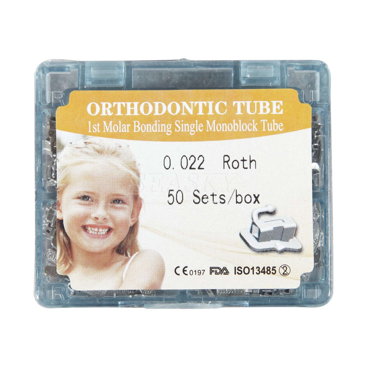 Tube Buccal Orthodontique Roth 022 Pour 1ère Molaire - Base Mesh, Non Convertible