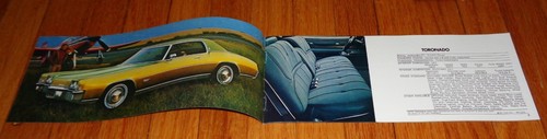 Folleto de ventas Oldsmobile Full Line original 1972 Toronado Cutlass 98 88 - Imagen 2 de 2