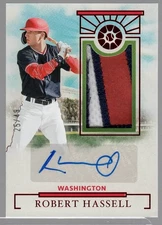 2024 Bs of Summer Robert Hassell Tri-Colored Patch Auto /49 (RC)