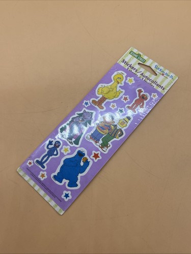 Vintage Sesame Street Stickers 6 Character Stickers And 11 Stars 3 Sheets 2004 - Picture 16 of 16