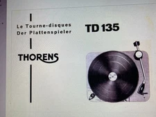 Thorens Td 135 User Manual Digital
