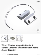 Magnetic Sensor Contact For Door Or Window Metal Detection Range
