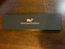 Vineyard Vines Mens American Flag Silk Necktie Navy Red White Patriotic USA- New