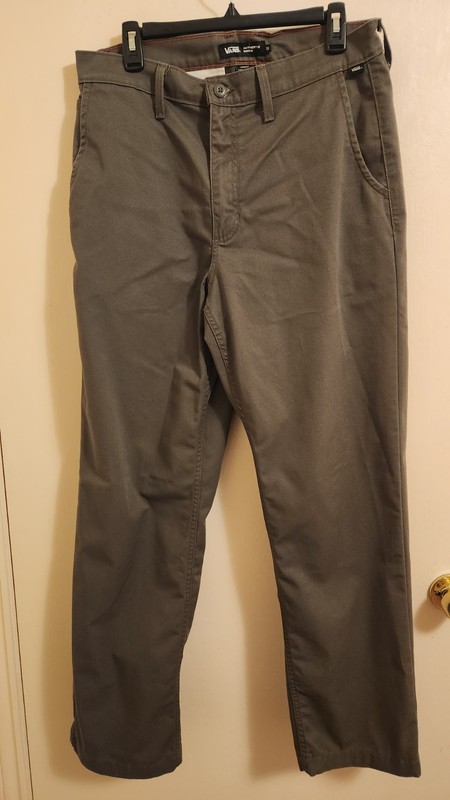 Vans Authentic Chino pants  Olive green  loose fit pants 32 waist
