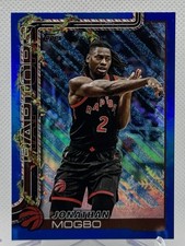 2025-26 Topps Holiday - Jonathan Mogbo #H23 Holiday Metallic Blue Glitter