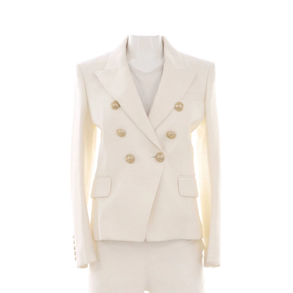 Blazer de viscosa Balmain de doble botonadura para mujer
