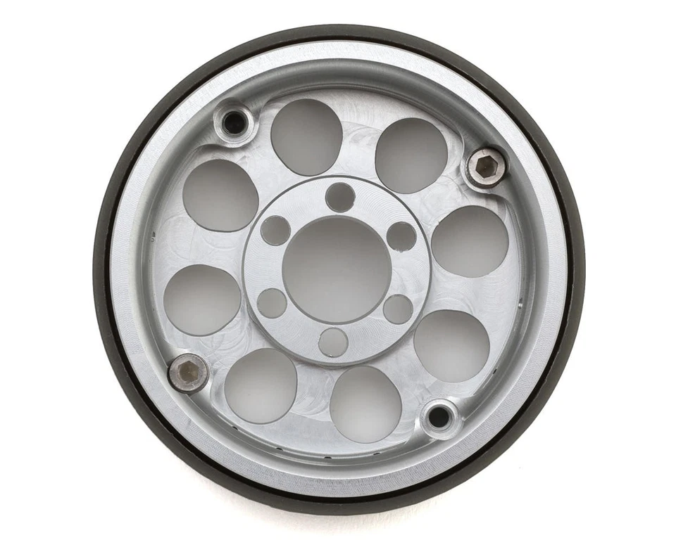 Vanquish Products KMC KM237 Riot 1.9" Beadlock Crawler Wheels (Clear Anodized) - Image 2 of 4