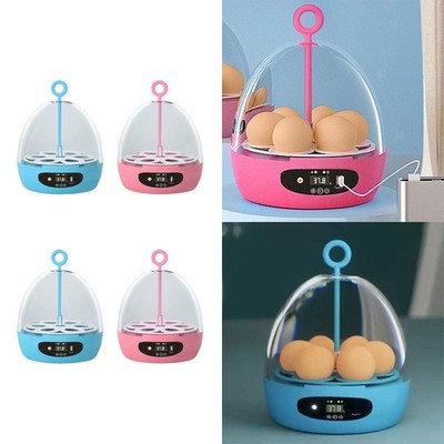 Automatischer 6-Eier-Inkubator, Hühnerbrüter, 6 Eier für Vögel, Vögel, Gans