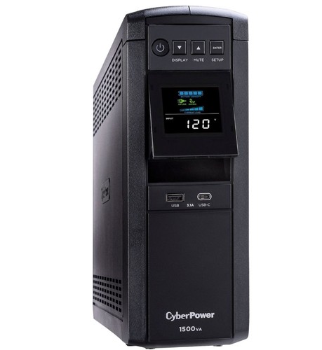 CyberPower GX1500U-R Gaming 1500VA 12 Outlets LCD UPS - Certified Refurbished - 第 3/9 張圖片