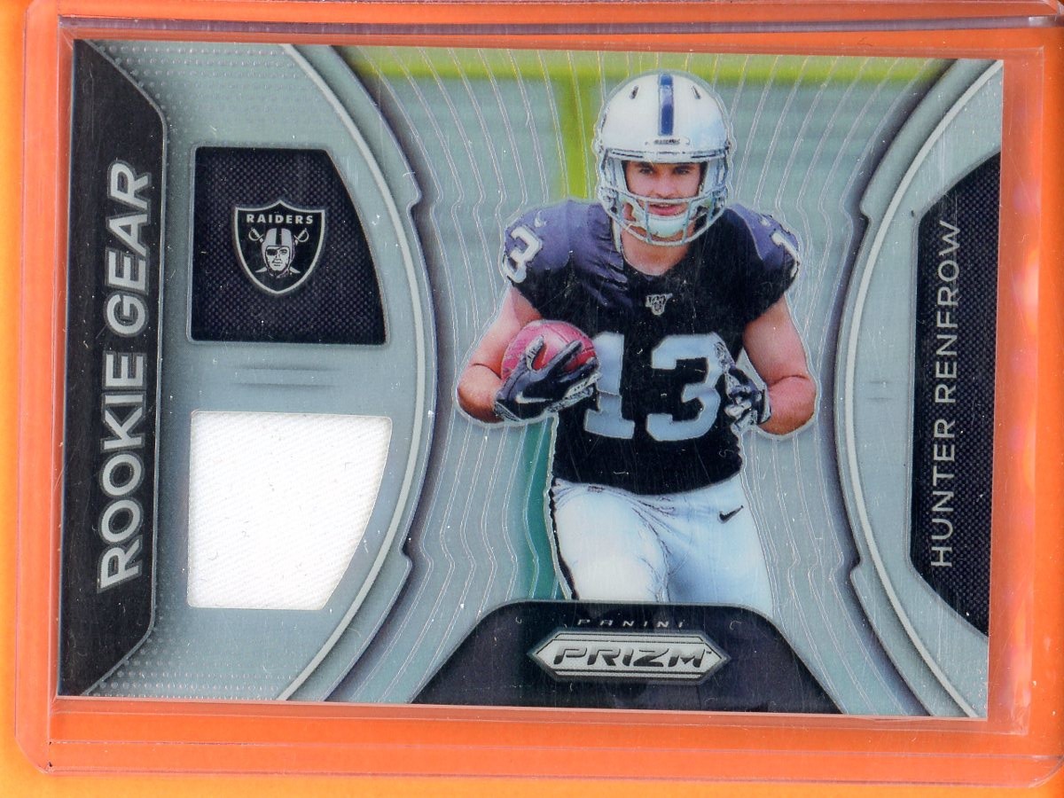 Hunter Renfrow Rookie Gear 2019 Panini Prizm #RG-HR