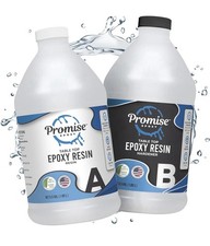 Promise Epoxy - 1 Gallon Kit of Crystal Clear Table Top Epoxy Resin