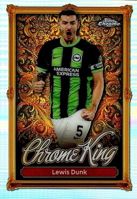 TOPPS PREMIER LEAGUE 2025/26 CHROME KING - GOLD LION - PREMIER PULL - LIMITED ED