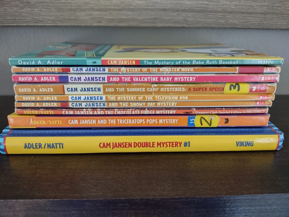 Cam Jansen Lot Of 9 Children Mystery Books By David Adler Illustrated By S Natti - Image 2 of 2