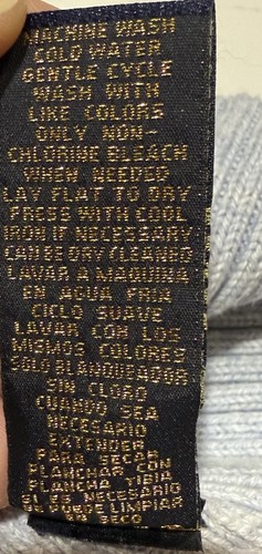 Vintage Polo Jeans 1967 Ralph Lauren Cable Knit Sweater Hoodie Woman’s XL Preppy by Ralph Lauren, Size XL, $56.99 - Photo 14