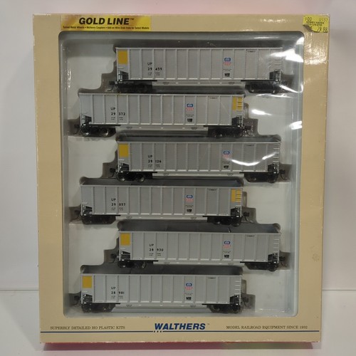 Paquete de 6 tolvas/góndolas de carbón Kadees Walthers HO 932-5345 Union Pacific Bethgons | Zustand: Used