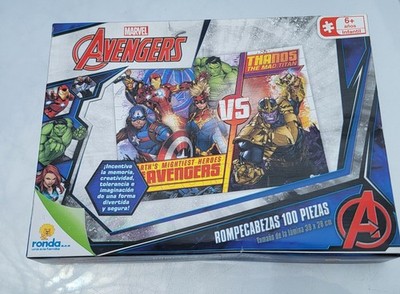 Marvel Avengers Puzzle 100 Pieces Kids Sealed New Thanos Hulk Iron Man