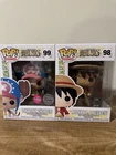 (Lot Of 2) Funko Pop! One Piece #98 / #99 Monkey D Luffy, Tony Tony Chopper