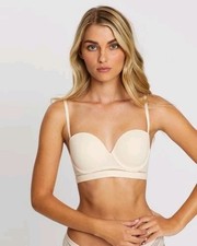 Heidi Klum Women's Bra Intimates Stripe Elastic Paper touch 36A 14A New Tags 