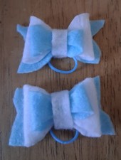 2 PC Baby Girl Pick Tails or Ponytails Rubber Band  Newborn Infant Toddler Bows