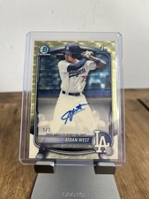 2025 Bowman Draft Chrome Aidan West Superfractor #1/1 BOWMAN 1st AUTO Dodgers