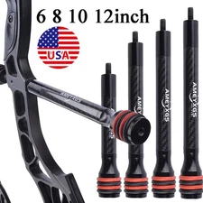 Archery 6 8 10 12Inch Balance Bar Bow Stabilizer Carbon Compound Bow Dampener 