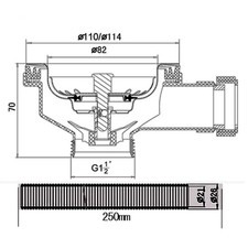 Stainless Steel Sink Overflow Kit with Height Adjustment for Various Sinks
