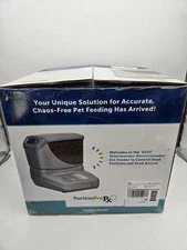 Portion Pro Rx Veterinarian Prescribed  Automatic Pet Feeder Open Box