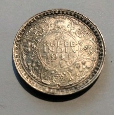 1/4 Rupee India 1941 Silver
