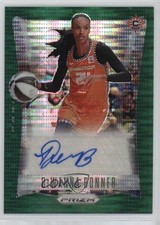 2024 Prizm WNBA Throwback Signatures Green Pulsar 11/25 DeWanna Bonner Auto 18wa
