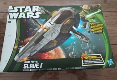 HASBRO Star Wars SLAVE 1 Jango Fett - 2002 wie Neu