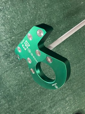 LAB DF3  35  Putter Green Head Cover Accra Shaft right handed 