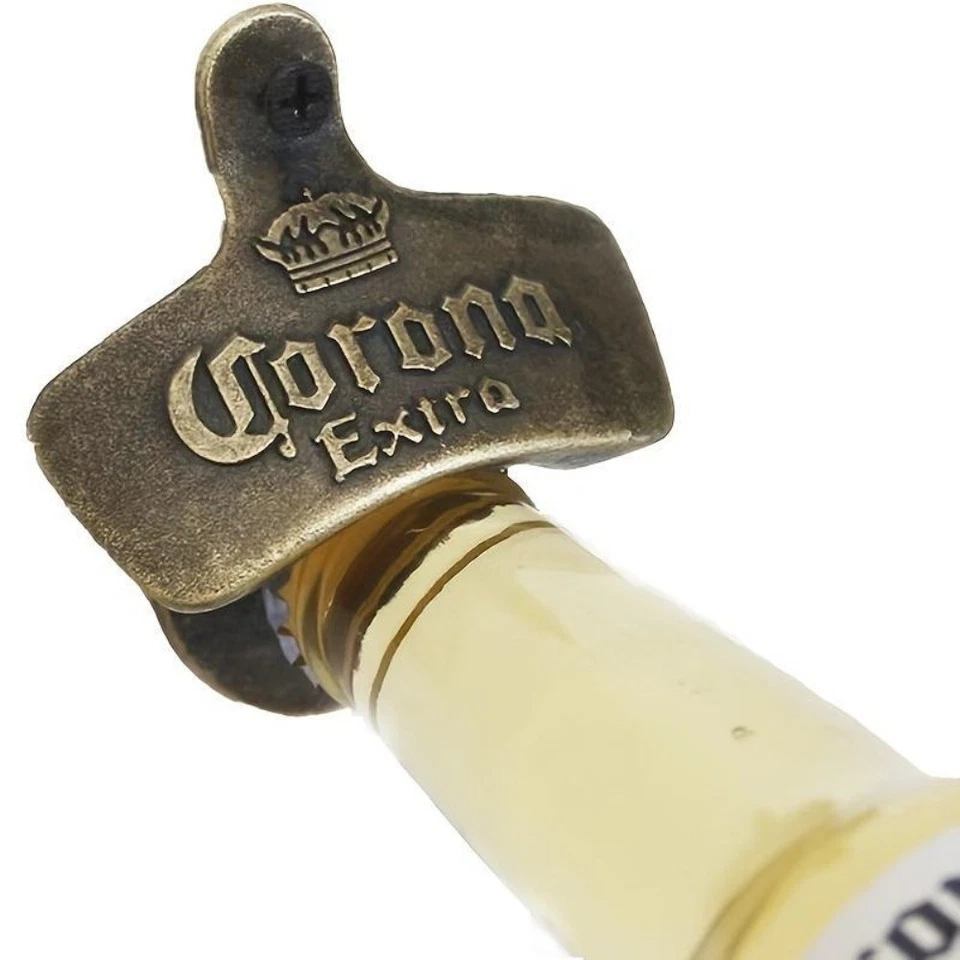 Vintage Wall Mounted Bottle Opener - Metal with Screw for Home & Bar. - Image 3 of 4
